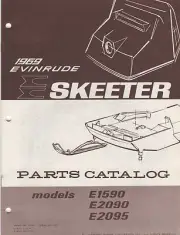 1969 EVINRUDE SKEETER SNOWMOBILE PARTS MANUAL P/N 261061 (603)