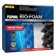 Fluval Canister Filter 106 107 Bio Foam Value Pack Aquarium Sponge Media A334