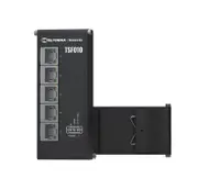 Teltonika TSF010 Flat Ethernet Switch, 3-Pin Power Input, Flat and Compact Design, Plug-and-Play, 7-57 VDC, PSU excluded TSF010000000
