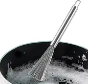 Stainless Steel Cleaning Brush for Pots Cookware Cookware Pan Scraper 304 Stainless Steel Long Handle Hook Up Easy to Clean