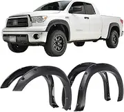 Fender Flares Mudguards Compatible With Toyota Tundra 2007 2008 2009 2010 2011 2012 2013 Black Splash Guards SR5 Platinum Limited Body Kit(Striae)