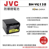 在飛比找蝦皮購物優惠-彰化市@樂華 FOR Jvc BN-VG138 相機電池 鋰
