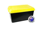 2 x Large Heavy Duty Storage Tubs 72L Container Tool Box W/ Lid Australia Made