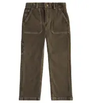 [Bonpoint] Bonpoint Gael wide-leg jeans Y 14 green
