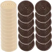 Abaodam 24pcs Wooden Checker Pieces Chess Pieces for Chinese Checkers Board Games Lightweight Portable Design for Easy Storage for Boys and Girls Adults