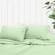 Odyssey Thermal Flannelette Sheet Set Khaki Haze (King Single, Double, Queen, King)