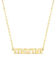 MaxColor 14K Lowercase Necklace