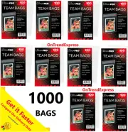 1000 Ultra PRO Resealable Team Bags Sleeves Card Protectors 10 x 100ct