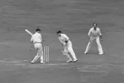 Lt Cdr John Manners Scoring Leg Misses Ball Brian Close Lbw 1951 OLD PHOTO