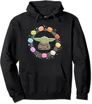 [STAR WARS] The Mandalorian Grogu Galactic Macarons Pullover Hoodie
