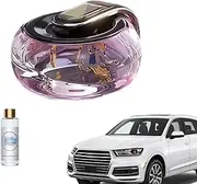 Solar Car Air Freshener - Car Accessories, Dashboard Decor | Anti Slip Rotating Car Aromatherapy Car Perfume Air Freshener, Creative and Car Dashboard Ornament Perfume Decoration Center Console Auto