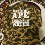 A BATHING APE 黃迷彩襯衫M號