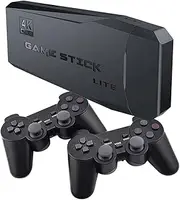 HJKPM Plug and Play Game Consoles, PS1 Wireless Retro Game Console Built-in 10000 Advanced Games Support 9 Simulators and 4-Player Battle