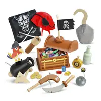 在飛比找momo購物網優惠-【KTOY】加勒比海盜扮家家酒木製玩具組(木製玩具 扮家家酒