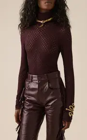 [Chloé] Pointelle-Knit Turtleneck Sweater
