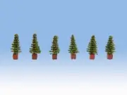 HO Scale Model Scenery - 14021 - Potted Plants - Thuja