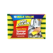 Mr Clean Sponge Scourer - 10 Pack