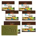 Thai 7 Herbs Cool Herbal Soap Super Clean & Clear Q10 Deodorant Body 6 x 100 g.