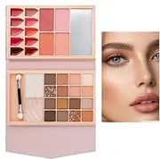 Conceal Contour Eyeshadow Palette - Waterproof Makeup Palettes - Multi-Functional Makeup Kit for Casual Salon Parties Holiday Wedding Makeup Beginners Beauty Lovers