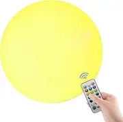 13-Color Light Up Beach Ball - Floating Pool Ball Toy with Remote Control, Light Up Balls for Parties, Pools, Beaches, Zankie