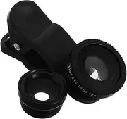 COHEALI 1 Set Clip Phone Camera Lens Kit Fisheye Wide Angle Macro Lenses for Smartphones Enhance Photography with Compatibility for Capturing Stunning Images