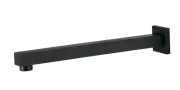 Brasshards Mixx 11SSP02M Chai 300mm Extended Matt Black Square Bath Spout