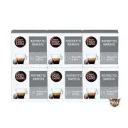(Pack of 6) Nescafe Dolce Gusto Ristretto Barista Coffee Capsules Pods 96 Cups