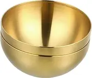 ZUNOXAZ 2Pcs Stainless Steel Salad Bowl Noodle and Rice Bowl for Fruit Soup and Vegetables Easy to Clean Deep Design for All Your Favorite Snacks