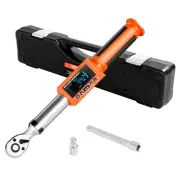 Digital Torque Wrench 3/8 Inch Drive 0-99.57 lbf-ft / 0-135 N.m 72-Tooth LED