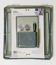 Locker Style New Locker Starter kit, Grey, 6pcs incl 10" (gray) shelf U Brands