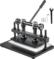 VEVOR Leather Cutting Machine 360x220mm Manual Die Cutter Heavy Duty Leather Embossing Machine Hand Press Mold Mould Leather Die Cut Leather Craft Cutting Machine for Various Materials