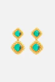 CARLOTTA EMERALD EARRINGS MULTI