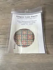 Karen Benson Miniature Dollhouse Furniture 1/4” Scale Kit Draped Table Fabric