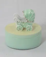 Baby's Keepsake / Trinket Box - Pram (F)