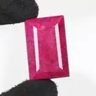 Certified Natural African Red Ruby Facet Emerald Cut Loose Gemsto70.25.00 Ct