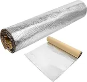 GANAZONO 1Roll Aluminum Foil Sound Insulation Mat for Cars Thick Sound Deadening Cotton Noise Reduction Heat Insulation for Trunk Various Applications