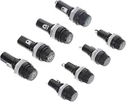 16pcs Fuse Holder Panel 5x20mm 6x30mm Fuse Holder Socket Panel Mount Fuse Holders Parts Compatibility