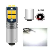 2PCS T4W BA9S LED Blub BAX9S H21W BAY9S LED H6W H5W Super Bright LED For Rear Fog car light License Plate Parking Reverse Lamp BAX9S White