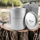 100% Pure Titanium Cookware Set Mug 25oz 750ml Cup Mug Ultralight
