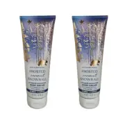 2 Bath & Body Works FROSTED COCONUT SNOWBALL Ultimate Hydration Body Cream 8 oz