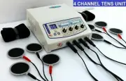 New Carbon Pads Electrotherapy Physical Therapy Machine 4 Channel Tens Unit
