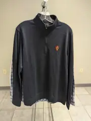 NWT MEN'S DUNNING GOLF 1/4 ZIP PULLOVER, SIZE: M, COLOR: HALO (M10)