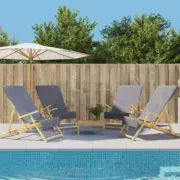 vidaXL Beach Towels 4 pcs Anthracite 60x135 cm Fabric 400 GSM