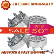 4 PC 6-Studs 38mm Wheel Spacers Fit Nissan Navara D40 6x114.3 12X1.25 Aluminum (for: Nissan)