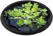Floating Plant Barrier, Floating Flora Fish Barrier Flora Fish Barrier Round Fine Mesh Floating Island Plant Protector with Lifting Ring Round Fine Mesh Floating Pond Corral(60cm)