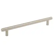 Amerock Bar Pull 12" Center-to-Center Sterling Nickel Cabinet Pull BP54008CSG9