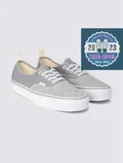 VANS DOE Authentic 44 VN000CQAEM1 DRIZZLE GREY/ALLOY GREY Men Natural Leather