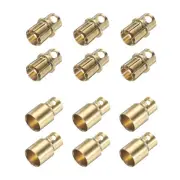 6 Pairs Banana Plugs Connector 8mm Male Female Banana Plug for Speaker Wire