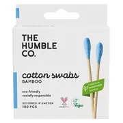 [The Humble Co.] The Humble Co Cotton Swabs Blue 100 Pack