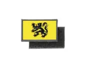 Flag patch printed badge country belgium flanders flemish